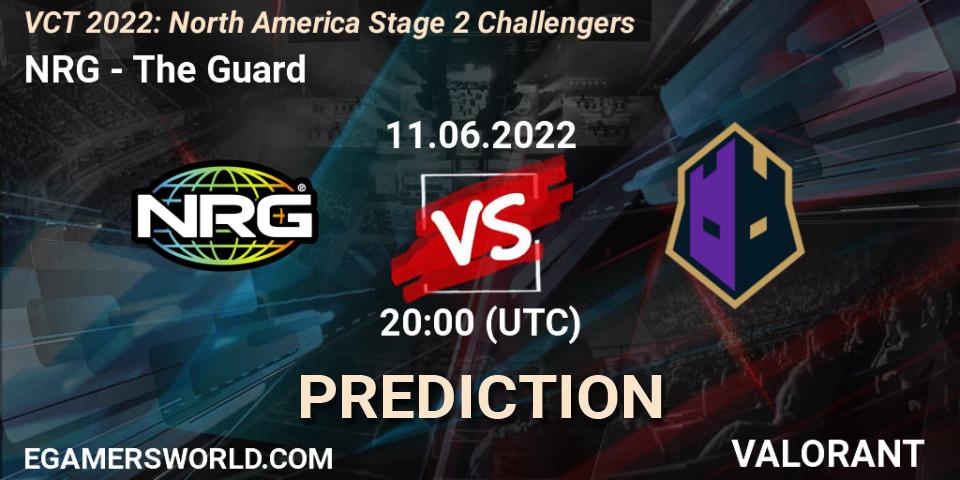 Prognoza NRG - The Guard. 11.06.2022 at 20:10, VALORANT, VCT 2022: North America Stage 2 Challengers