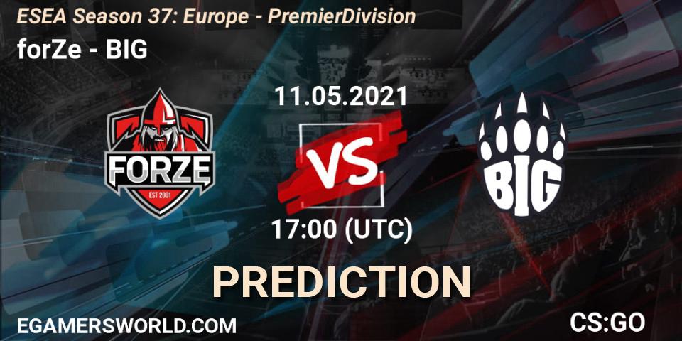 Prognoza forZe - BIG. 03.06.2021 at 17:00, Counter-Strike (CS2), ESEA Season 37: Europe - Premier Division