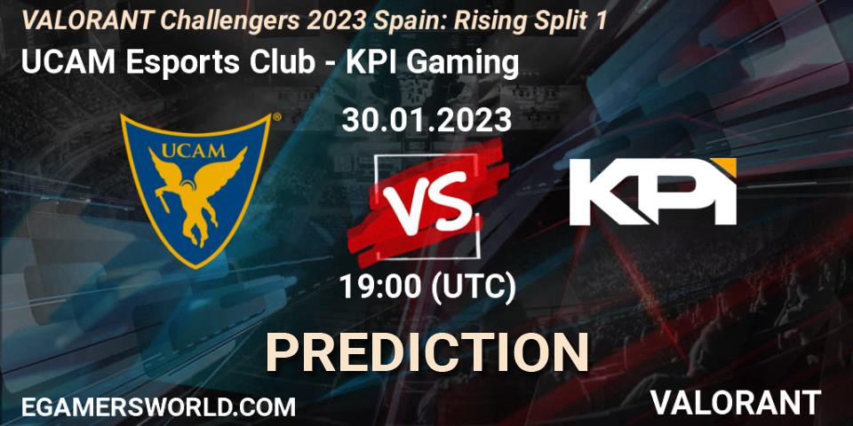 Prognoza UCAM Esports Club - KPI Gaming. 30.01.23, VALORANT, VALORANT Challengers 2023 Spain: Rising Split 1