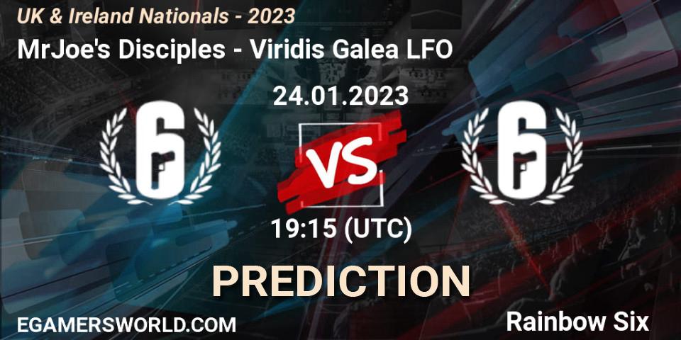 Prognoza MrJoe's Disciples - Viridis Galea LFO. 24.01.2023 at 19:15, Rainbow Six, UK & Ireland Nationals - 2023