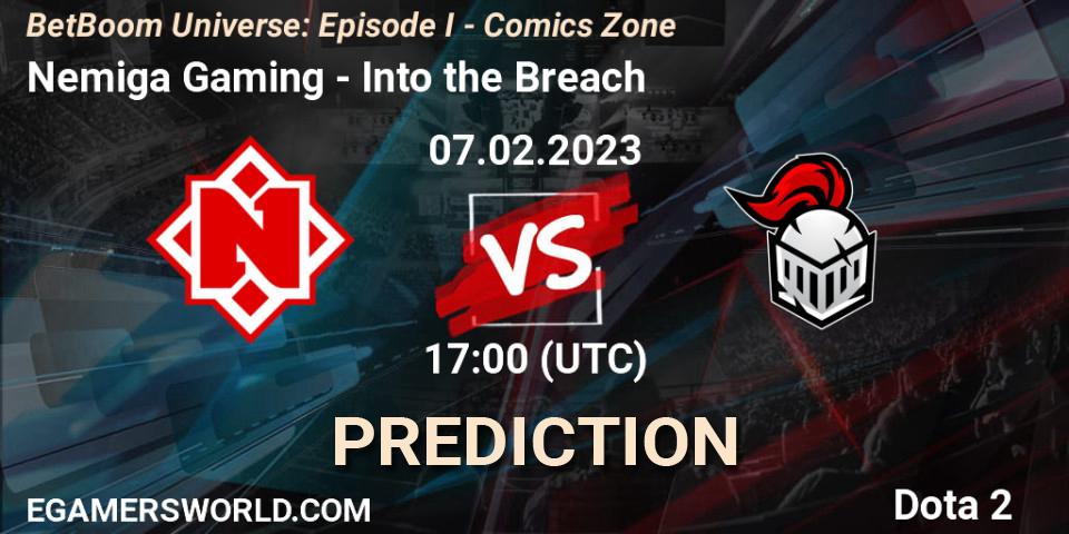 Prognoza Nemiga Gaming - Into the Breach. 07.02.23, Dota 2, BetBoom Universe: Episode I - Comics Zone