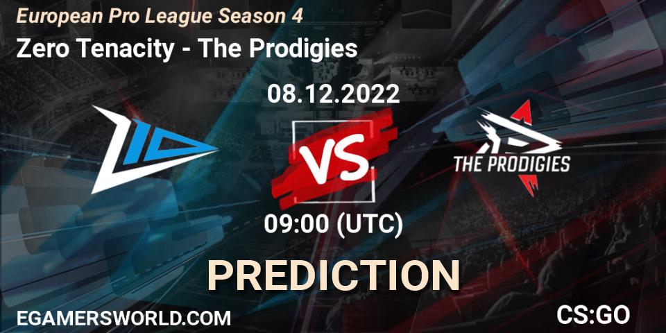 Prognoza Zero Tenacity - The Prodigies. 08.12.22, CS2 (CS:GO), European Pro League Season 4
