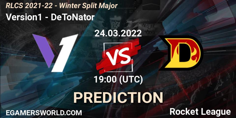 Prognoza Version1 - DeToNator. 24.03.2022 at 21:00, Rocket League, RLCS 2021-22 - Winter Split Major