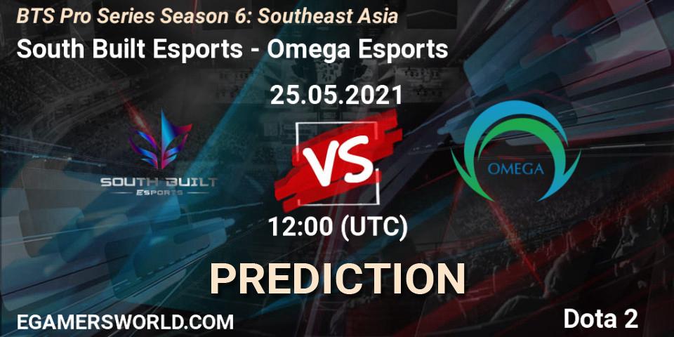 Prognoza South Built Esports - Omega Esports. 25.05.2021 at 13:20, Dota 2, BTS Pro Series Season 6: Southeast Asia