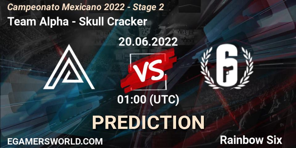 Prognoza Team Alpha - Skull Cracker. 20.06.2022 at 02:00, Rainbow Six, Campeonato Mexicano 2022 - Stage 2