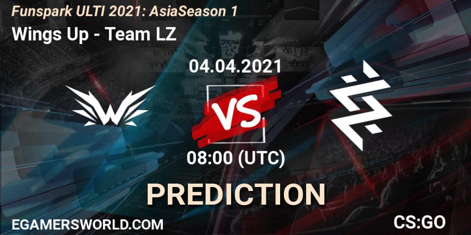 Prognoza Wings Up - Team LZ. 04.04.2021 at 07:45, Counter-Strike (CS2), Funspark ULTI 2021: Asia Season 1