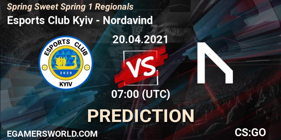 Prognoza Esports Club Kyiv - Nordavind. 20.04.2021 at 07:00, Counter-Strike (CS2), Spring Sweet Spring 1 Regionals