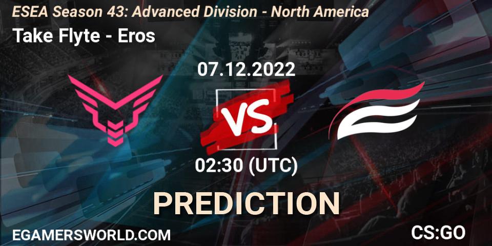 Prognoza Take Flyte - Eros. 07.12.22, CS2 (CS:GO), ESEA Season 43: Advanced Division - North America