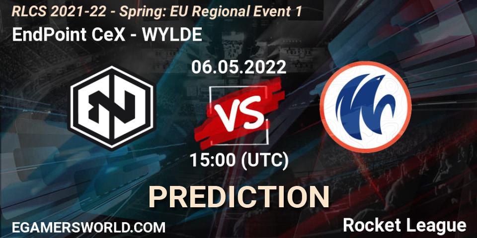 Prognoza EndPoint CeX - WYLDE. 06.05.2022 at 15:00, Rocket League, RLCS 2021-22 - Spring: EU Regional Event 1