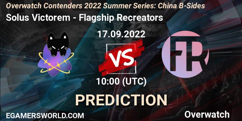 Prognoza Solus Victorem - Flagship Recreators. 17.09.22, Overwatch, Overwatch Contenders 2022 Summer Series: China B-Sides