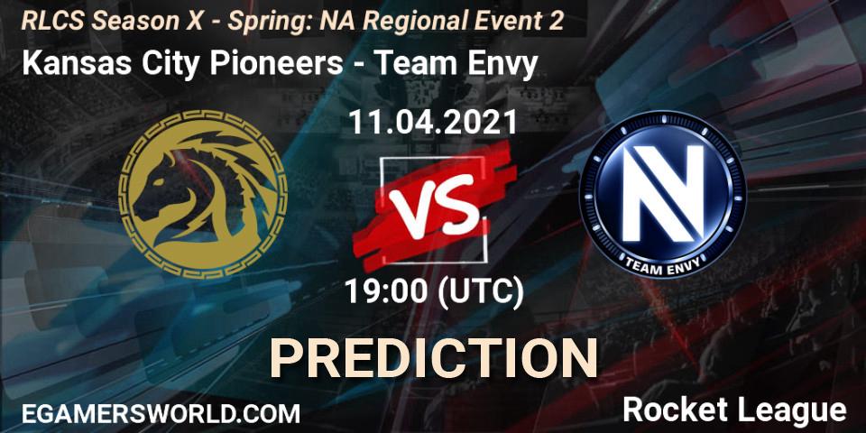 Prognoza Kansas City Pioneers - Team Envy. 11.04.2021 at 19:00, Rocket League, RLCS Season X - Spring: NA Regional Event 2