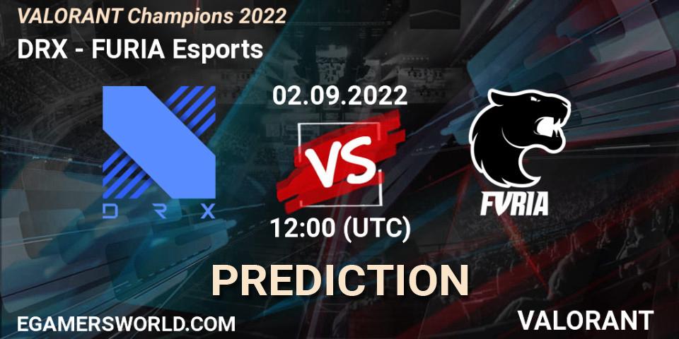 Prognoza DRX - FURIA Esports. 02.09.22, VALORANT, VALORANT Champions 2022