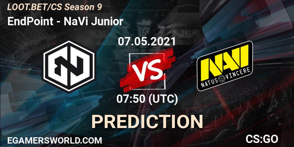 Prognoza EndPoint - NaVi Junior. 07.05.2021 at 07:50, Counter-Strike (CS2), LOOT.BET/CS Season 9
