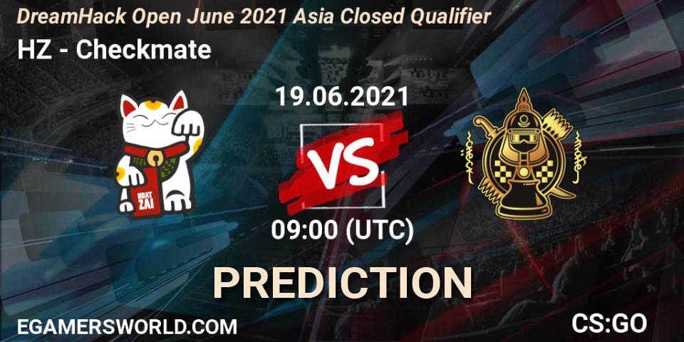 Prognoza HZ - Checkmate. 19.06.21, CS2 (CS:GO), DreamHack Open June 2021 Asia Closed Qualifier