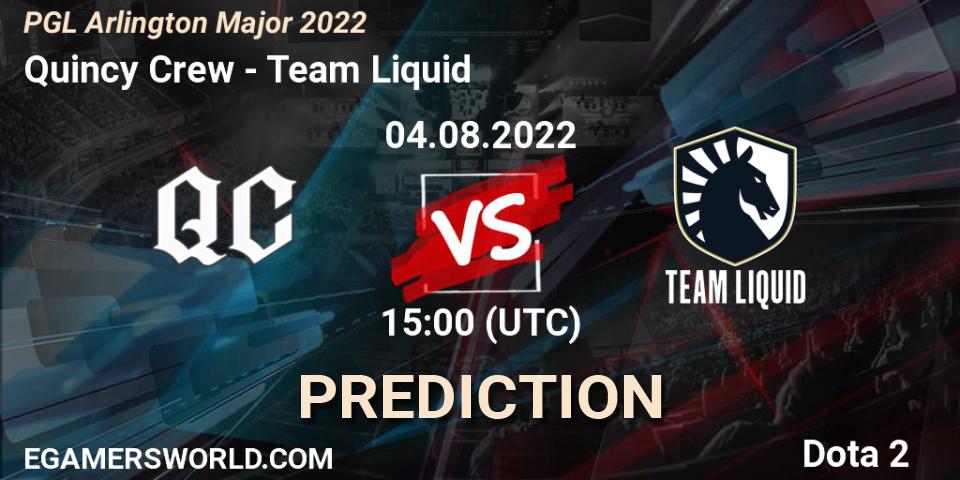 Prognoza Soniqs - Team Liquid. 04.08.2022 at 15:07, Dota 2, PGL Arlington Major 2022 - Group Stage
