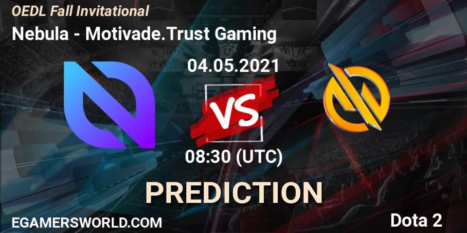 Prognoza Nebula - Motivade.Trust Gaming. 04.05.2021 at 08:30, Dota 2, OEDL Fall Invitational