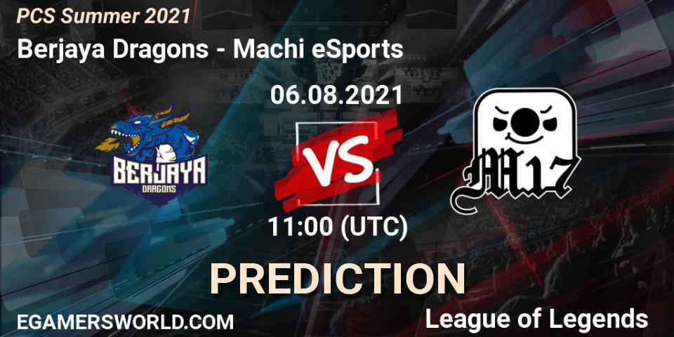 Prognoza Berjaya Dragons - Machi eSports. 06.08.21, LoL, PCS Summer 2021