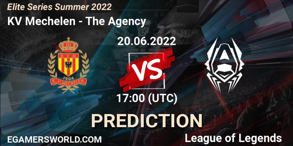 Prognoza KV Mechelen - The Agency. 20.06.2022 at 17:00, LoL, Elite Series Summer 2022