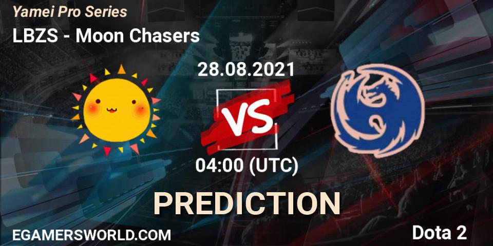 Prognoza LBZS - Moon Chasers. 28.08.2021 at 03:15, Dota 2, Yamei Pro Series