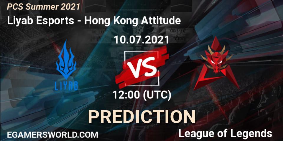 Prognoza Liyab Esports - Hong Kong Attitude. 10.07.2021 at 12:00, LoL, PCS Summer 2021