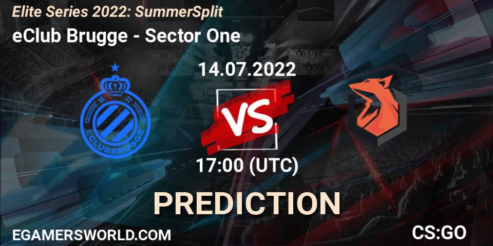 Prognoza eClub Brugge - Sector One. 14.07.2022 at 17:00, Counter-Strike (CS2), Elite Series 2022: Summer Split
