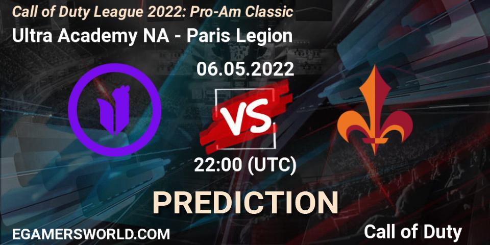 Prognoza Ultra Academy NA - Paris Legion. 06.05.2022 at 22:00, Call of Duty, Call of Duty League 2022: Pro-Am Classic