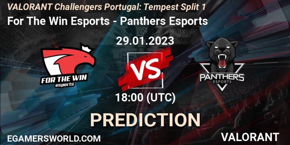 Prognoza For The Win Esports - Panthers Esports. 20.02.23, VALORANT, VALORANT Challengers 2023 Portugal: Tempest Split 1