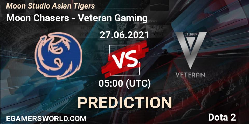 Prognoza Moon Chasers - Veteran Gaming. 27.06.21, Dota 2, Moon Studio Asian Tigers