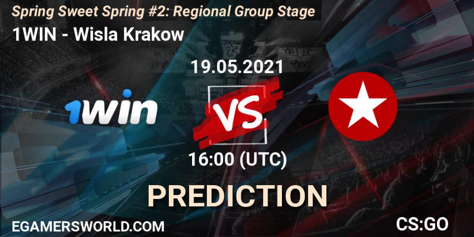Prognoza 1WIN - Wisla Krakow. 19.05.2021 at 16:10, Counter-Strike (CS2), Spring Sweet Spring #2: Regional Group Stage