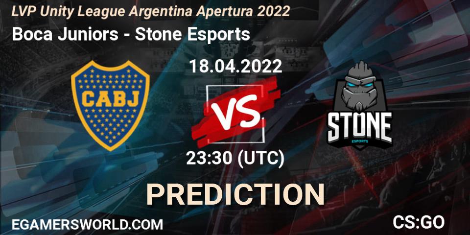 Prognoza Boca Juniors - Stone Esports. 27.04.2022 at 23:30, Counter-Strike (CS2), LVP Unity League Argentina Apertura 2022