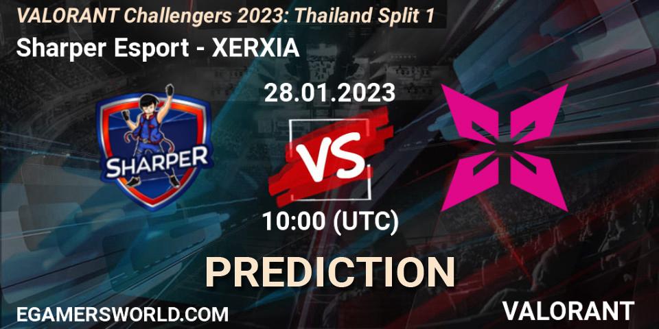 Prognoza Sharper Esport - XERXIA. 28.01.23, VALORANT, VALORANT Challengers 2023: Thailand Split 1