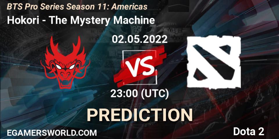 Prognoza Hokori - The Mystery Machine. 02.05.2022 at 21:00, Dota 2, BTS Pro Series Season 11: Americas