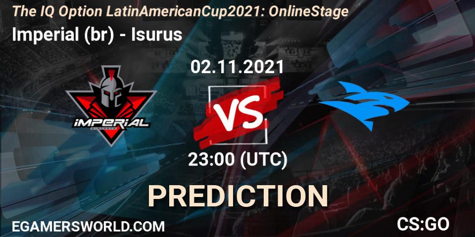 Prognoza Imperial (br) - Isurus. 02.11.2021 at 23:00, Counter-Strike (CS2), The IQ Option Latin American Cup 2021: Online Stage