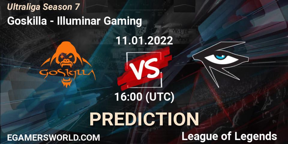 Prognoza Goskilla - Illuminar Gaming. 11.01.2022 at 16:00, LoL, Ultraliga Season 7