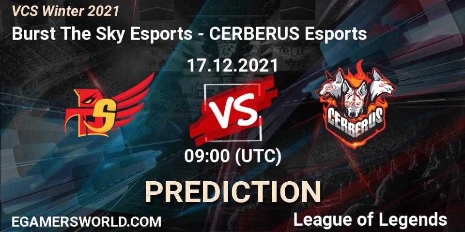 Prognoza Burst The Sky Esports - CERBERUS Esports. 17.12.2021 at 09:00, LoL, VCS Winter 2021