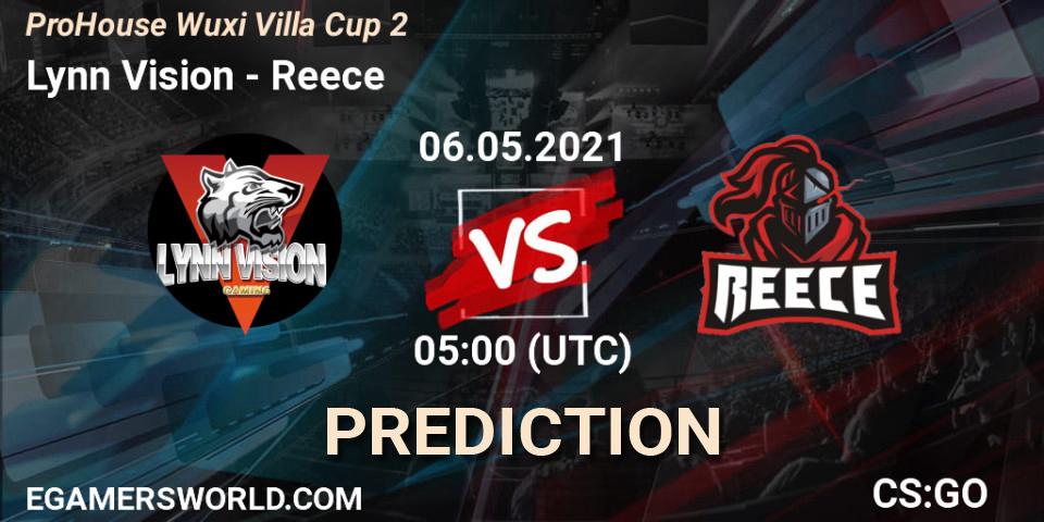 Prognoza Lynn Vision - Reece. 06.05.2021 at 05:00, Counter-Strike (CS2), ProHouse Wuxi Villa Cup Season 2