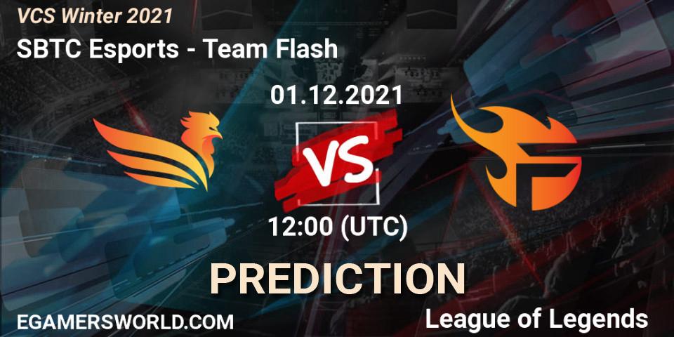 Prognoza SBTC Esports - Team Flash. 01.12.2021 at 12:00, LoL, VCS Winter 2021