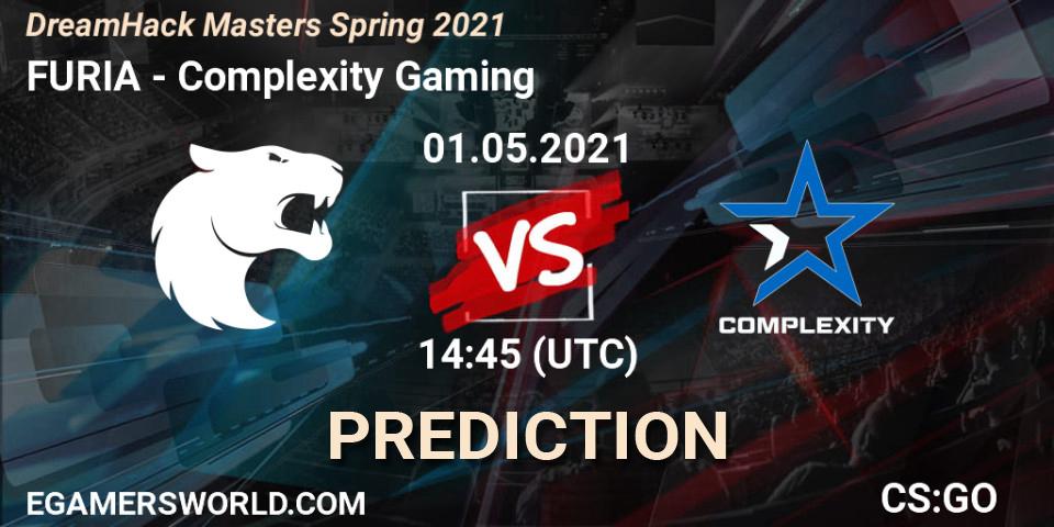 Prognoza FURIA - Complexity Gaming. 01.05.21, CS2 (CS:GO), DreamHack Masters Spring 2021