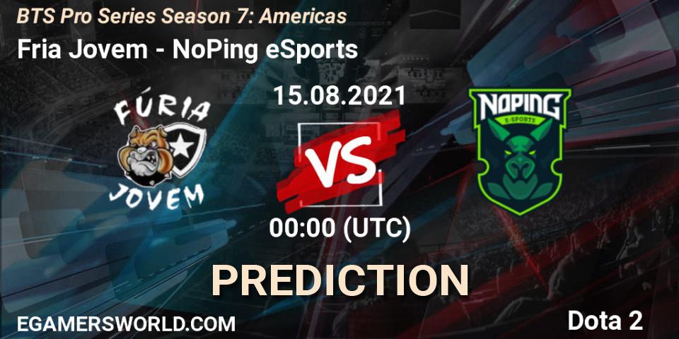 Prognoza Fúria Jovem - NoPing eSports. 15.08.2021 at 00:03, Dota 2, BTS Pro Series Season 7: Americas