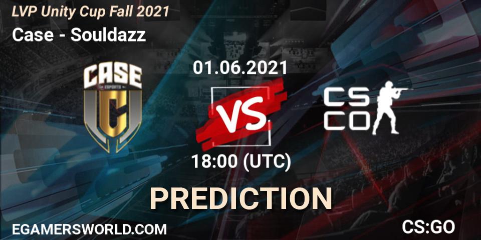 Prognoza Case - Souldazz. 01.06.2021 at 18:00, Counter-Strike (CS2), LVP Unity Cup Fall 2021