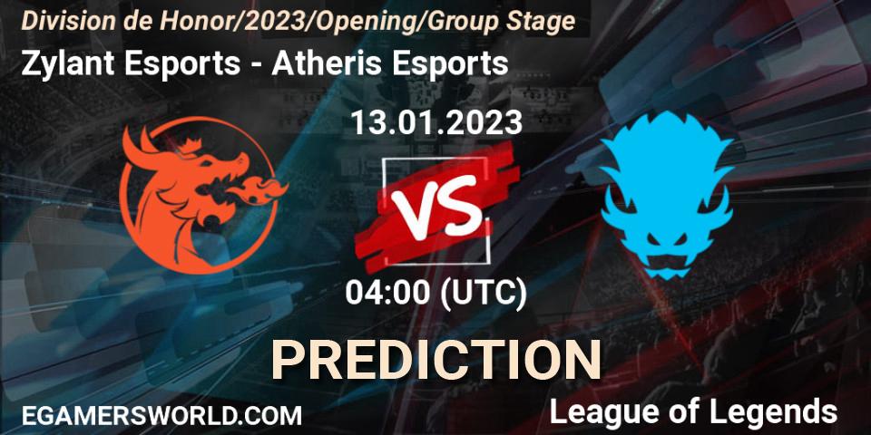 Prognoza Zylant Esports - Atheris Esports. 13.01.2023 at 04:00, LoL, División de Honor Opening 2023 - Group Stage