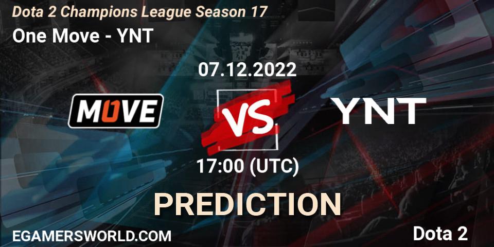Prognoza One Move - YNT. 07.12.22, Dota 2, Dota 2 Champions League Season 17