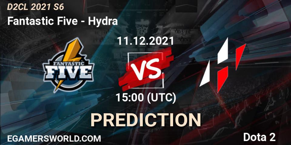 Prognoza Fantastic Five - Hydra. 11.12.2021 at 15:23, Dota 2, Dota 2 Champions League 2021 Season 6
