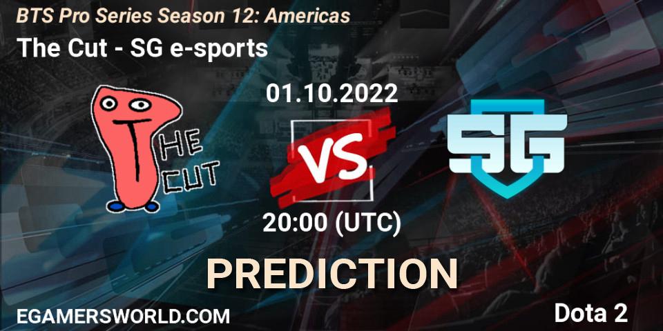 Prognoza The Cut - SG e-sports. 01.10.22, Dota 2, BTS Pro Series Season 12: Americas