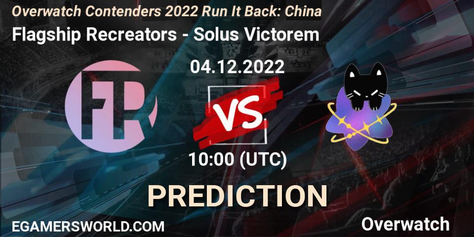Prognoza Flagship Recreators - Solus Victorem. 04.12.22, Overwatch, Overwatch Contenders 2022 Run It Back: China