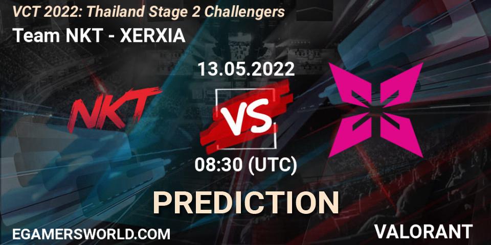 Prognoza Team NKT - XERXIA. 13.05.2022 at 08:30, VALORANT, VCT 2022: Thailand Stage 2 Challengers