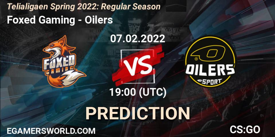 Prognoza Foxed Gaming - Oilers. 07.02.2022 at 19:00, Counter-Strike (CS2), Telialigaen Spring 2022: Regular Season