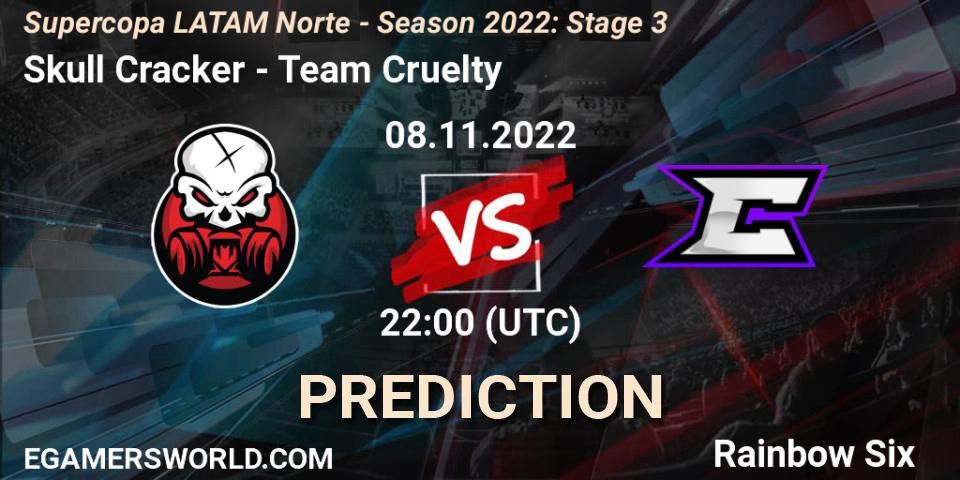 Prognoza Skull Cracker - Team Cruelty. 08.11.2022 at 22:00, Rainbow Six, Supercopa LATAM Norte - Season 2022: Stage 3