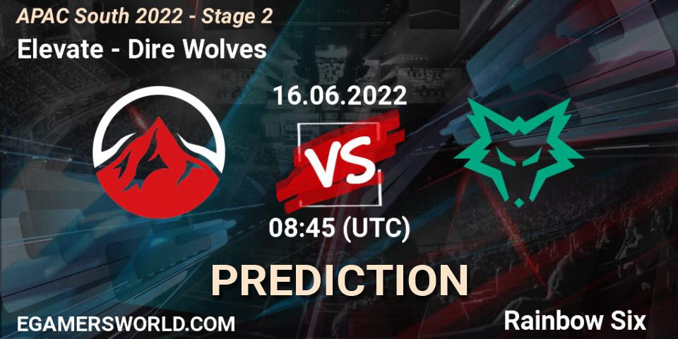 Prognoza Elevate - Dire Wolves. 16.06.22, Rainbow Six, APAC South 2022 - Stage 2