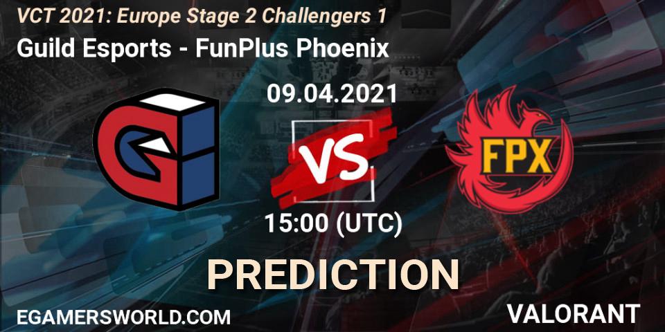 Prognoza Guild Esports - FunPlus Phoenix. 09.04.2021 at 15:00, VALORANT, VCT 2021: Europe Stage 2 Challengers 1